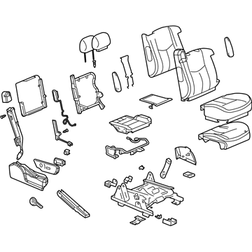 GMC 89045678 Seat Assembly