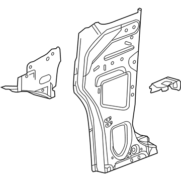 GM 84200473 Panel Assembly, Body Hinge Pillar Inner