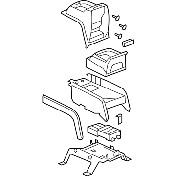 Cadillac 20898112 Console Assembly