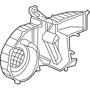 Cadillac 84144097 A/C & Heater Case