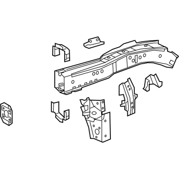 Cadillac 84526303 Lower Rail Assembly