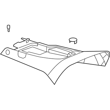 GM 19179703 Console Asm,Front Floor Lower *Titanium