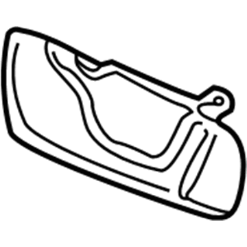 GMC 15256834 Sunvisor