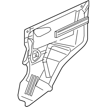 GM 42494606 Deflector Assembly, Rear S/D Wat