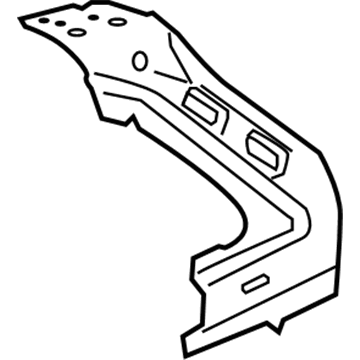 GM 96851913 Reinforcement,Quarter Outer Panel Upper Rear