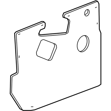 GM 22977612 Insulator, Front Side Door Trim Panel