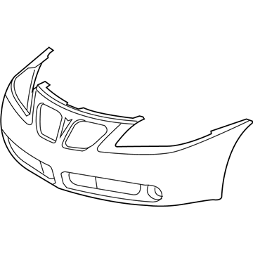 Pontiac 25961375 Bumper Cover