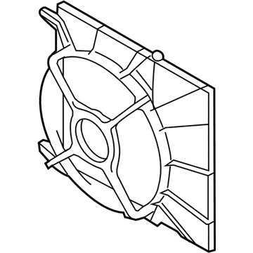 2004 Chevy Aveo Fan Shroud - 93740543