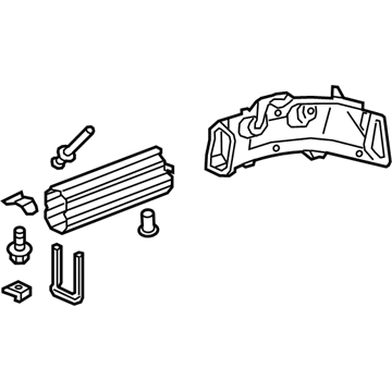 GM 84542323 Rail Assembly, F/Cmpt Frt Lwr Si