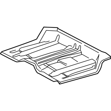 Cadillac 15950122 Center Floor Pan