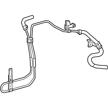 Pontiac 88971035 Power Steering Return Hose