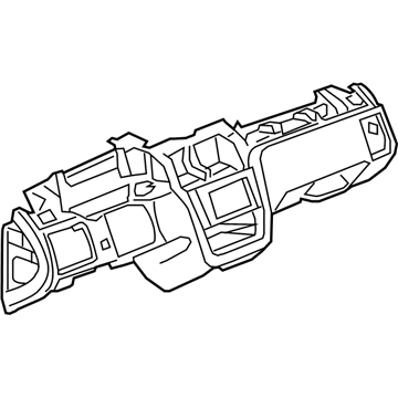 GM 15798643 Panel Assembly, Instrument Lower *Light Cashmere