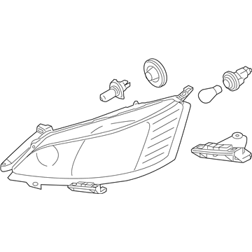 GM 19316424 Capsule Assembly Head Lamp