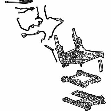 GM 84946144 Frame Assembly, R/Seat Bk & Btm