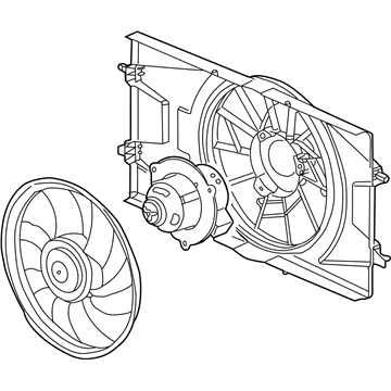 Chevy 19417092 Fan Assembly