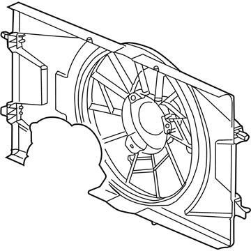 Chevy 15849632 Shroud