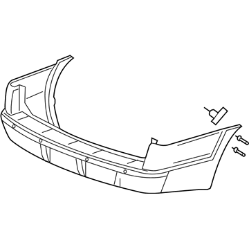 Pontiac 12336006 Bumper Cover