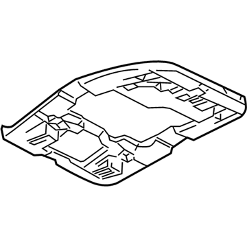 GM 89023744 Retainer,Roof Console *Gray