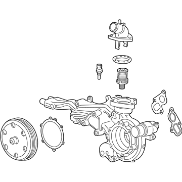 GMC 12685257 Water Pump Assembly