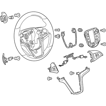 GM 22850115 Steering Wheel Assembly *Mojave