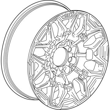 GMC 85530021 Wheel, Alloy