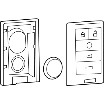 GM 13544033 TRANSMITTER ASM,R/CON DR LK & THEFT DTRNT