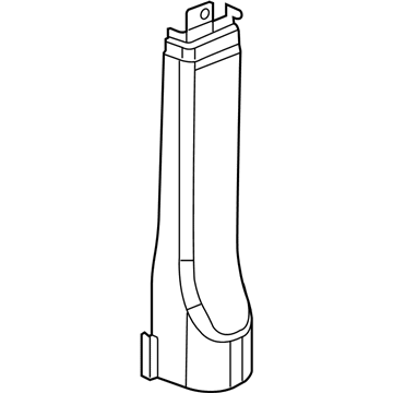 GM 25866846 Molding Assembly, Center Pillar Lower Garnish *Neutral Medium