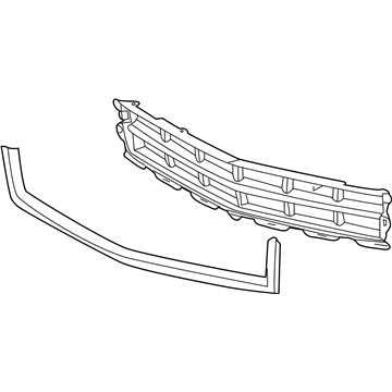 Cadillac 25778326 Lower Grille