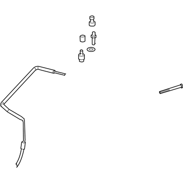 2010 Chevy Malibu A/C Hose - 25814615