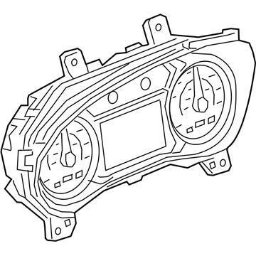 GMC Terrain Instrument Cluster - 84424072