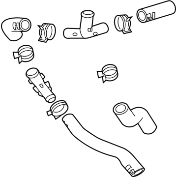 Cadillac 55514219 Outlet Hose