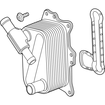 Chevy Silverado 1500 LTD Engine Oil Cooler - 55509959