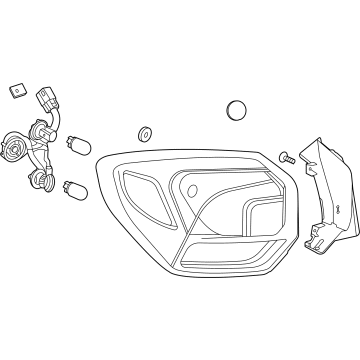 GM 42747401 Lamp Assembly, Rear Body Structure Stop