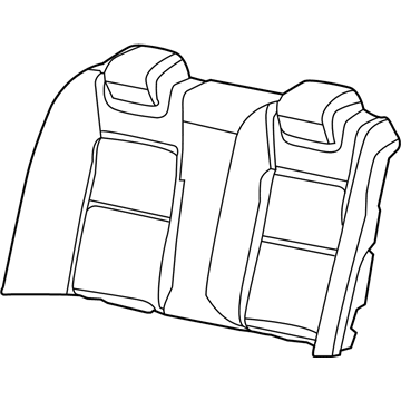 GM 92291991 Cover,Rear Seat Back