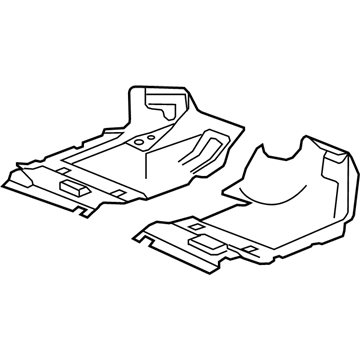 GM 20819230 Carpet Assembly, Front Floor Panel *Medium Duty Titanium