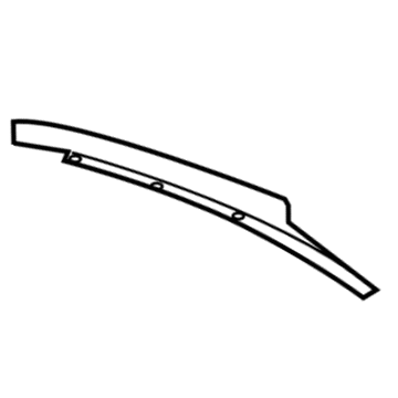 GM 15272736 Applique Assembly, Front Side Door Window Frame Rear