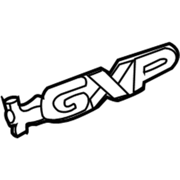 GM 25763946 Emblem Assembly, Rear Door *Gxp