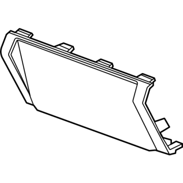 GM 85580669 ATTACHMENT PKG-FRT LIC BRKT