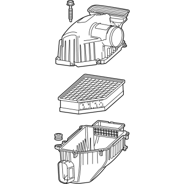 GMC 84554702 Air Cleaner Assembly