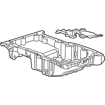 Saturn 12601240 Oil Pan