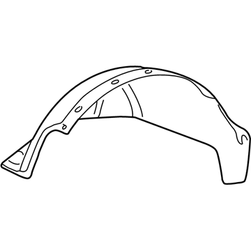 GMC 15132712 Fender Liner