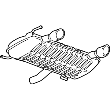 2015 Cadillac ATS Muffler - 23494369