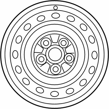 Pontiac Vibe Spare Wheel - 19184107