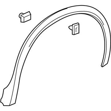 Cadillac 84875024 Wheel Opening Molding