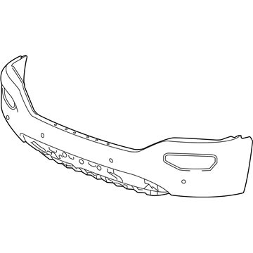 GMC 23381975 Front Bumper