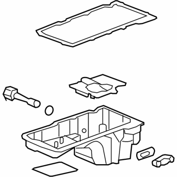 Cadillac 12640746 Oil Pan