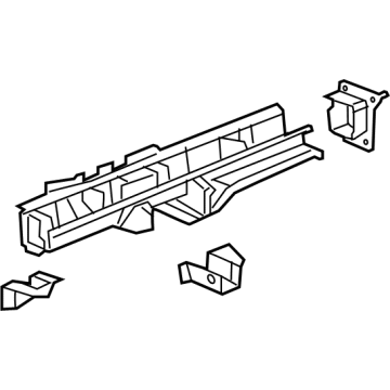 Cadillac 84495493 Rear Rail