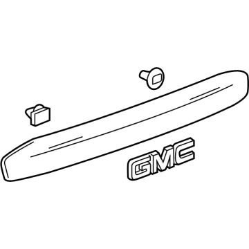 GM 84722252 Applique, Rear Clsr Ctr *Bright Chromm