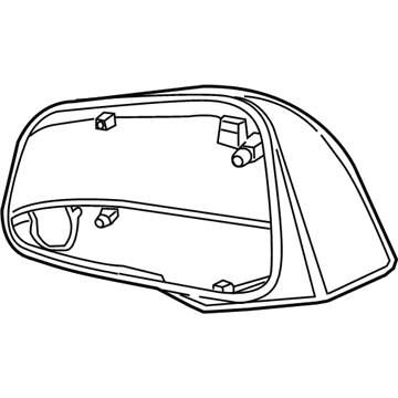 Chevy 95330568 Mirror Cover