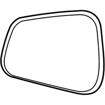 Chevy 95423135 Mirror Glass